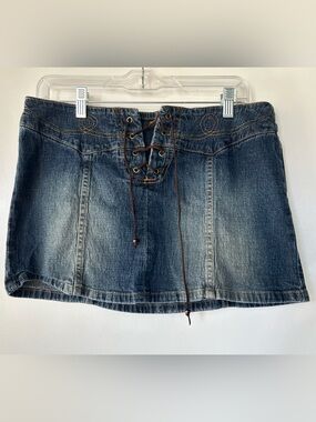 Paris Blues Y2K Denim Skirt